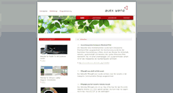 Desktop Screenshot of alexwenz.de